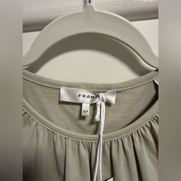 Frame “The Gathered” Tee - Soft Mint - NWT - Picture 3 of 6